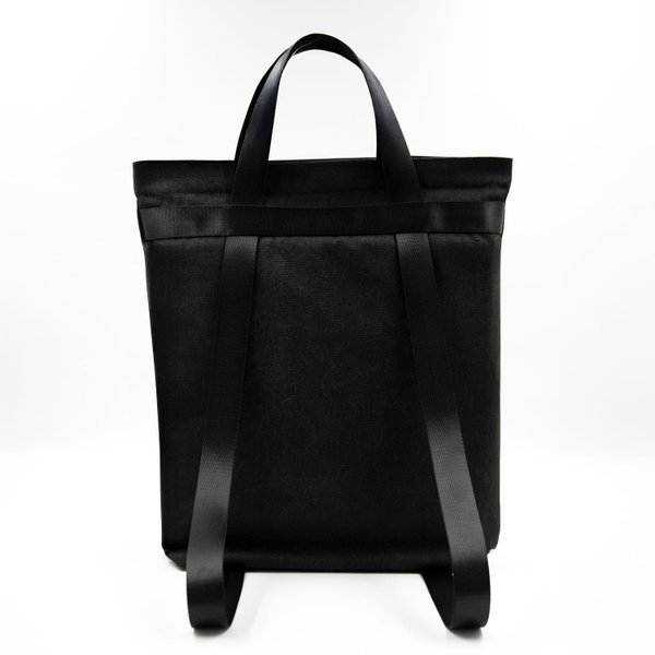 Шоппер/рюкзак Superbag Transformer, с молнией и двумя отделениями - Шоппер/рюкзак Superbag Transformer, с молнией и двумя отделениями (черный)