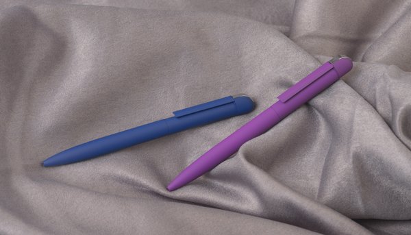 Ручка шариковая "Jupiter", покрытие soft touch - Ручка шариковая "Jupiter", покрытие soft touch темно-синий
