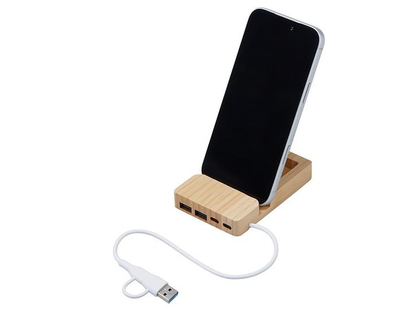 USB-хаб «Memo», 2*USB, 2*Type C - USB-хаб «Memo», 2*USB, 2*Type C