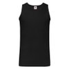 Майка мужская "Athletic Vest", черный_M, 100% х/б, 160 г/м2