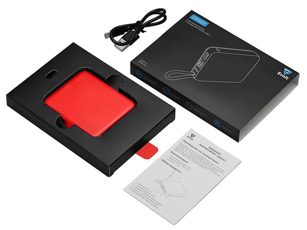 Внешний аккумулятор со встроенным кабелем USB-C «Дэнси», 5000 мАч - Внешний аккумулятор со встроенным кабелем USB-C «Дэнси», 5000 мАч