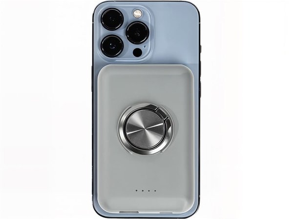 Магнитный беспроводной внешний аккумулятор с быстрой зарядкой QC/PD 20 Вт «MagnetIQ», 5000 mAh - Магнитный беспроводной внешний аккумулятор с быстрой зарядкой QC/PD 20 Вт «MagnetIQ», 5000 mAh