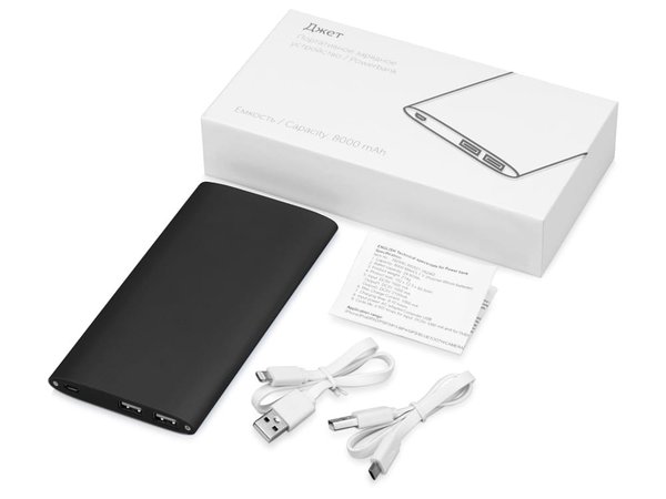 Внешний аккумулятор «Джет», 8000 mAh - Внешний аккумулятор «Джет», 8000 mAh
