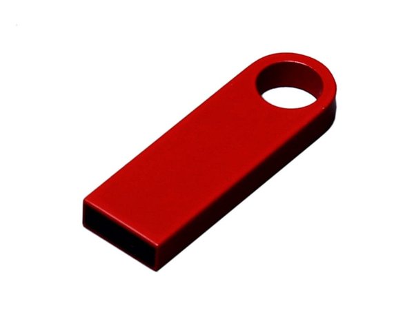 USB 2.0-флешка на 16 Гб с мини чипом и круглым отверстием - USB 2.0-флешка на 16 Гб с мини чипом и круглым отверстием