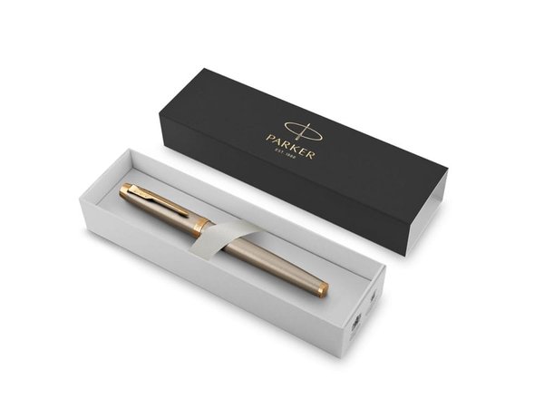 Ручка перьевая Parker «IM Metal Brushed Metal GT» - Ручка перьевая Parker «IM Metal Brushed Metal GT»