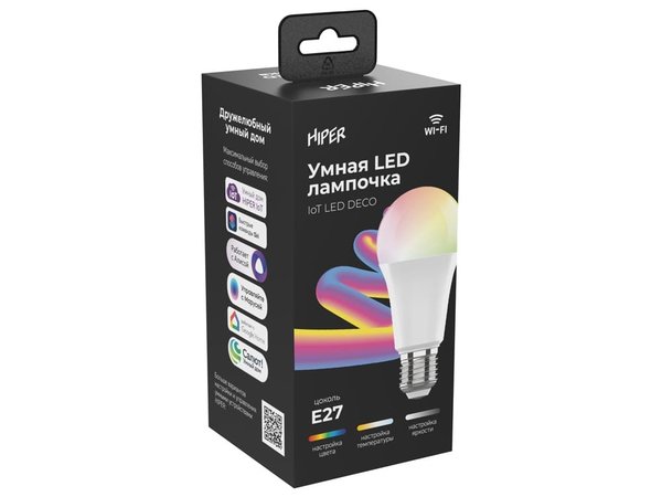 Умная лампочка «IoT LED DECO», E27 - Умная лампочка «IoT LED DECO», E27