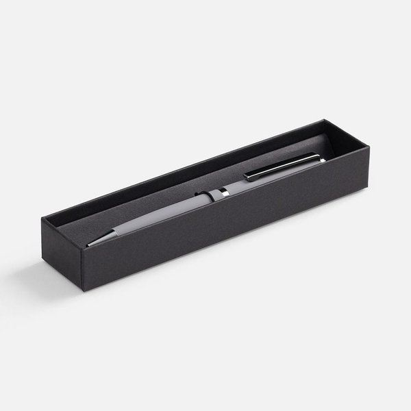 Ручка шариковая Inkish Chrome в футляре, серая