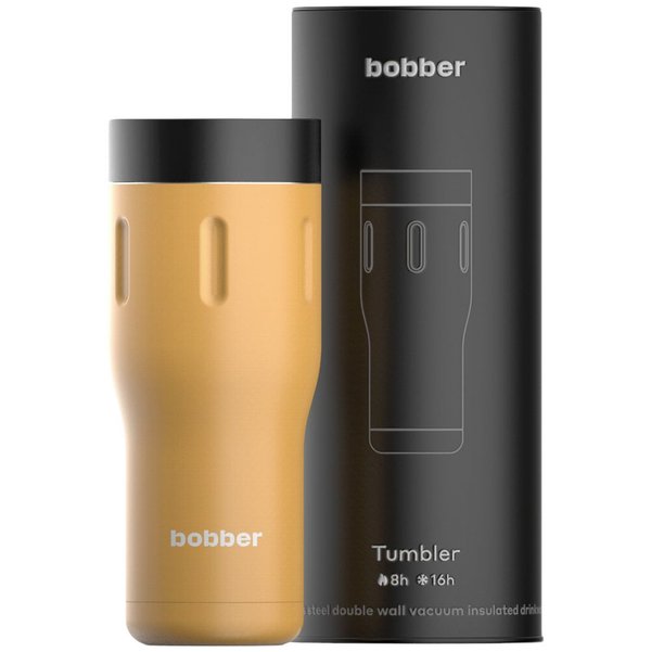 Термостакан Tumbler 470, вакуумный, оранжевый