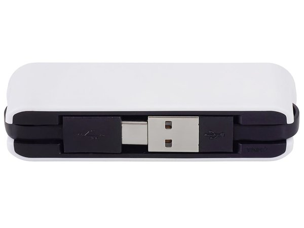 USB-хаб «Hubix» с коннектором 2-в-1 USB-C и USB-A, 2.0 - USB-хаб «Hubix» с коннектором 2-в-1 USB-C и USB-A, 2.0