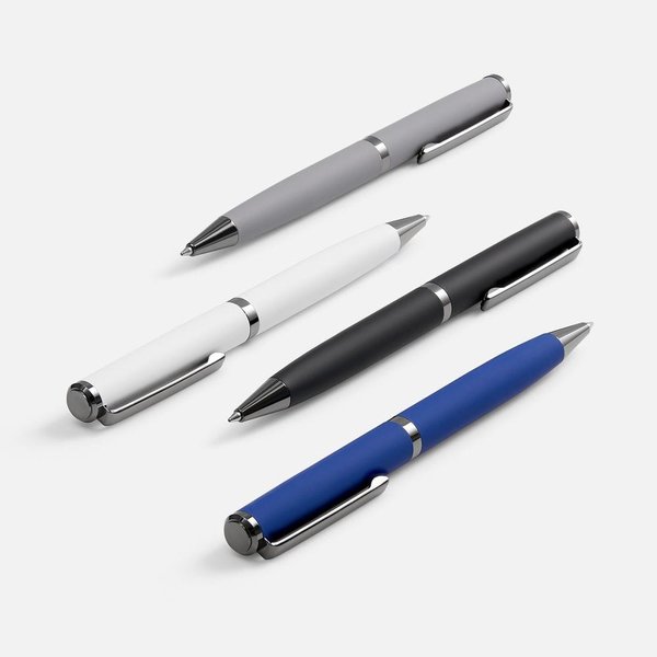 Ручка шариковая Inkish Gunmetal в футляре, синяя