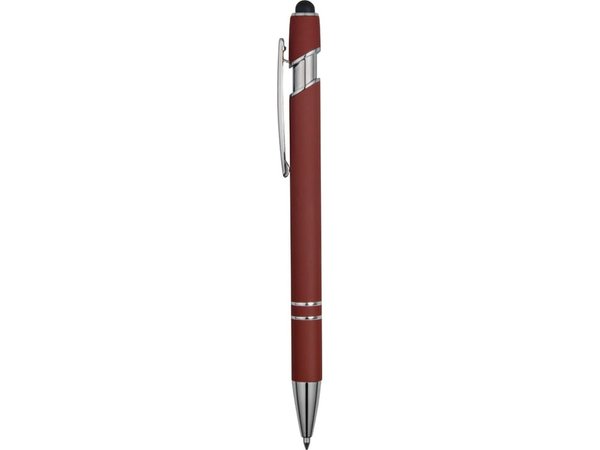 Ручка-стилус металлическая шариковая «Sway» soft-touch - Ручка-стилус металлическая шариковая «Sway» soft-touch