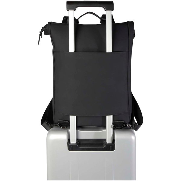 Рюкзак для ноутбука с верхним клапаном Turner 15.6" GRS из переработанных материалов, 12 л - Рюкзак для ноутбука с верхним клапаном Turner 15.6" GRS из переработанных материалов, 12 л