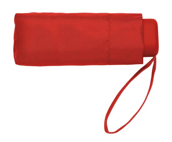 Алюминиевый мини-зонт POCKET, красный - Алюминиевый мини-зонт POCKET, красный