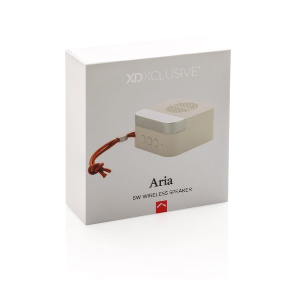 Беспроводная колонка Aria, 5W - Беспроводная колонка Aria, 5W