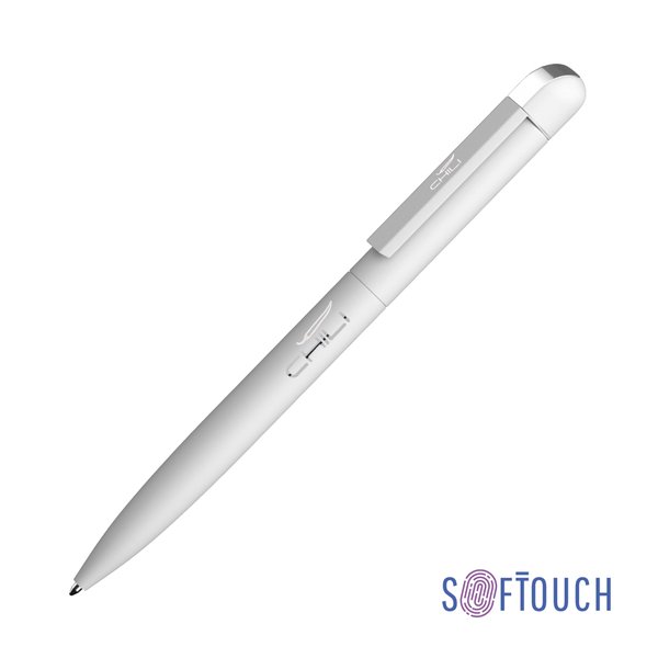 Ручка шариковая "Jupiter", покрытие soft touch - Ручка шариковая "Jupiter", покрытие soft touch белый