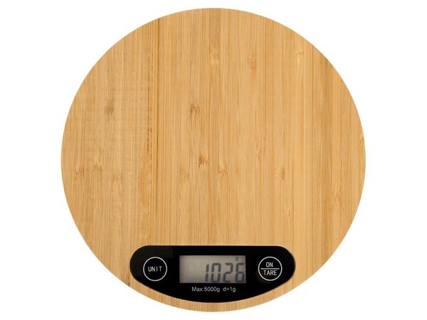 Бамбуковые кухонные весы «Scale» - Бамбуковые кухонные весы «Scale»