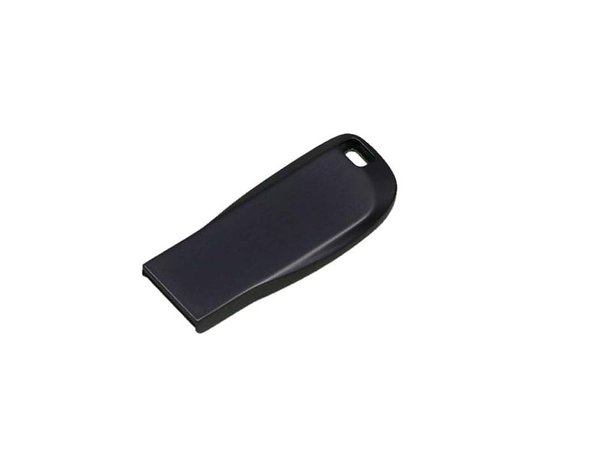 USB 2.0- флешка на 16 Гб компактная с мини чипом и овальным отверстием - USB 2.0- флешка на 16 Гб компактная с мини чипом и овальным отверстием
