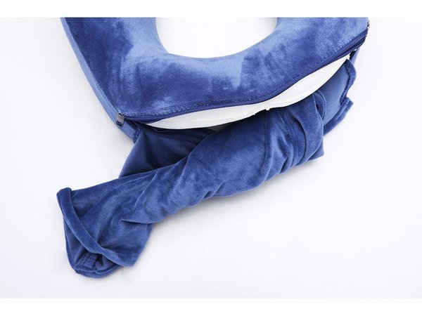 Подушка для путешествий с эффектом памяти, с капюшоном «Hooded Tranquility Pillow» - Подушка для путешествий с эффектом памяти, с капюшоном «Hooded Tranquility Pillow»