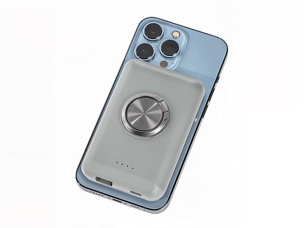 Магнитный беспроводной внешний аккумулятор с быстрой зарядкой QC/PD 20 Вт «MagnetIQ», 5000 mAh - Магнитный беспроводной внешний аккумулятор с быстрой зарядкой QC/PD 20 Вт «MagnetIQ», 5000 mAh