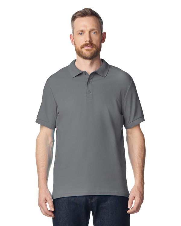 Футболка поло PREMIUM COTTON ADULT DOUBLE PIQUE - Футболка поло PREMIUM COTTON ADULT DOUBLE PIQUE, ГРАФИТОВЫЙ S