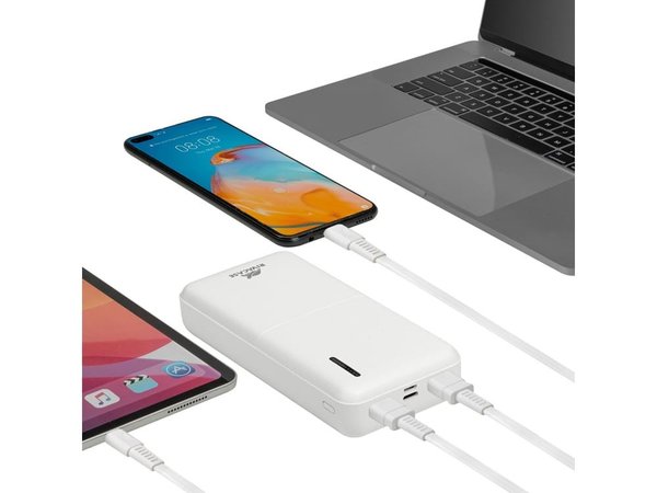 Внешний аккумулятор с дисплеем и быстрой зарядкой QC/PD VA2572, 20000 mAh - Внешний аккумулятор с дисплеем и быстрой зарядкой QC/PD VA2572, 20000 mAh