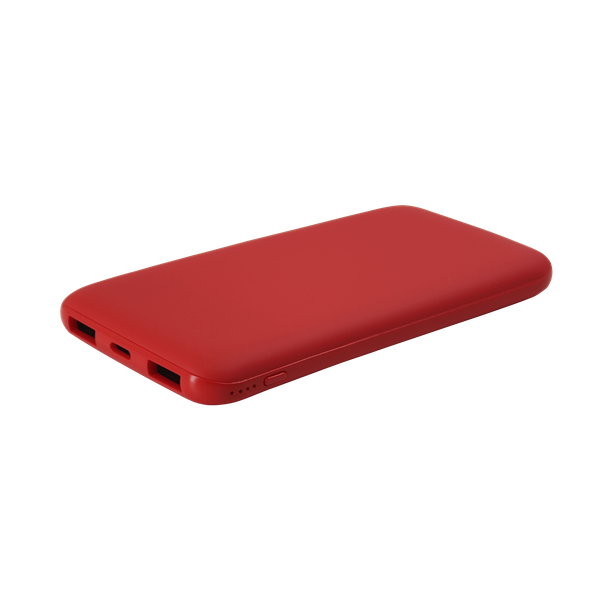 Внешний аккумулятор Bplanner Power 2 ST, софт-тач, 10000 mAh - Внешний аккумулятор Bplanner Power 2 ST, софт-тач, 10000 mAh (Красный)