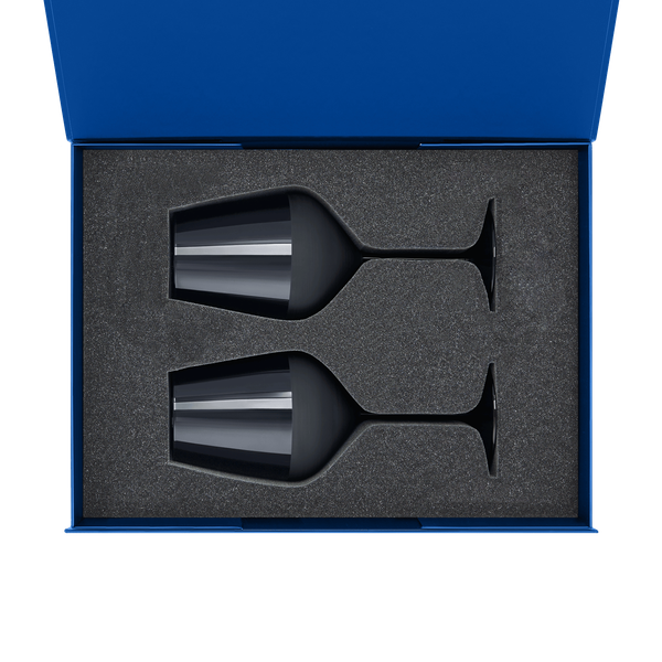 Подарочный набор 2 бокала для вина Сапфир (Sapphire) в синей коробке