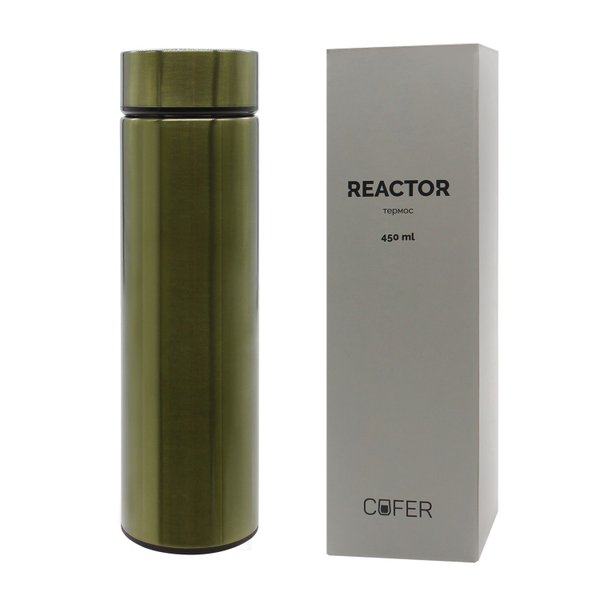 Термос Reactor металлик с датчиком температуры - Термос Reactor металлик с датчиком температуры (хаки)