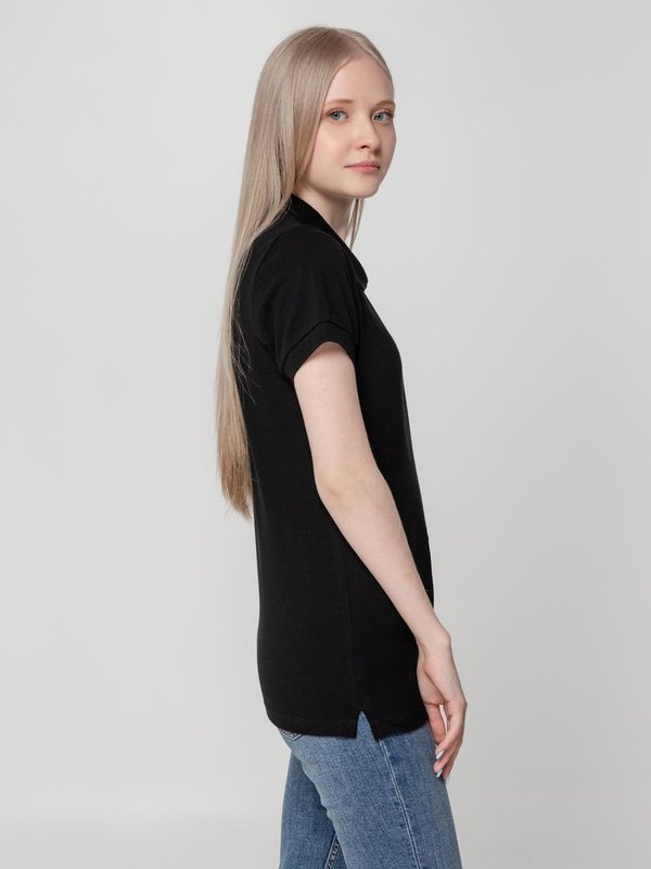 Рубашка поло женская Virma Lady, черная