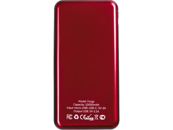 Внешний аккумулятор «Forge» v.2 , 10000 mAh - Внешний аккумулятор «Forge» v.2 , 10000 mAh