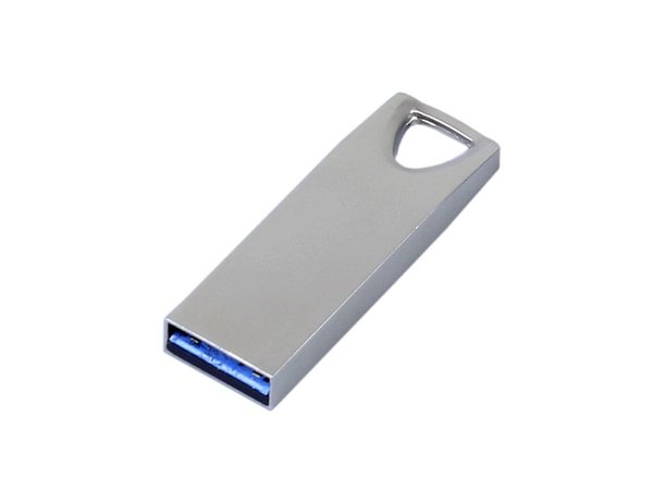 USB 2.0-флешка на 128 Гб с мини чипом и отверстием для цепочки - USB 2.0-флешка на 128 Гб с мини чипом и отверстием для цепочки