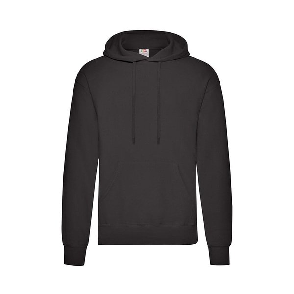 Толстовка с начесом CLASSIC HOODED SWEAT 280 - Толстовка мужская с начесом "Сlassic Hooded Sweat", черный_XL, 80% х/б, 20% п/э, 280 г/м2