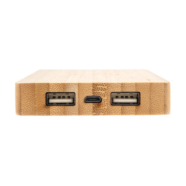 Экологичный внешний аккумулятор Bamboo, 4000 mAh - Экологичный внешний аккумулятор Bamboo, 4000 mAh