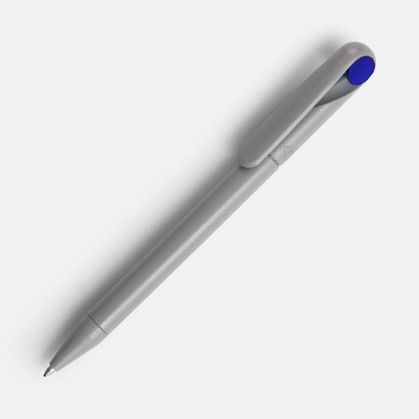 Ручка шариковая Prodir DS1 TMM Dot, серая с синим