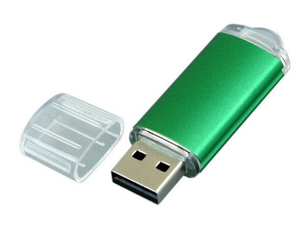 USB 2.0- флешка на 64 Гб с прозрачным колпачком - USB 2.0- флешка на 64 Гб с прозрачным колпачком