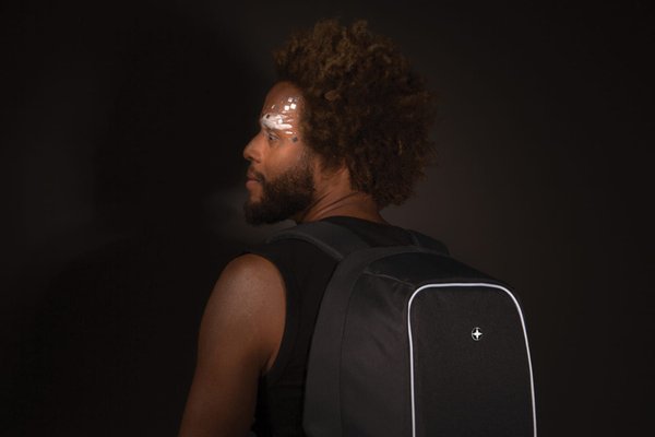 Антикражный рюкзак для ноутбука Swiss Peak из rPET AWARE™, 15,6’’ - Антикражный рюкзак для ноутбука Swiss Peak из rPET AWARE™, 15,6’’