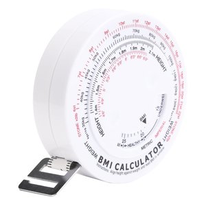 рулетка биометрическая 150см bmi-53, белая