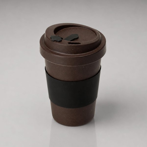 Стакан из кофе с силиконовой манжетой «Latte» - Стакан из кофе с силиконовой манжетой «Latte»
