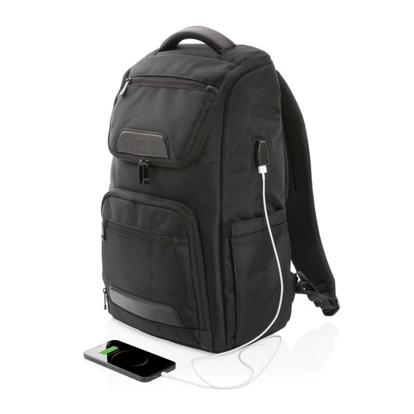 Рюкзак Swiss Peak Voyager из RPET AWARE™ для ноутбука 15,6" - Рюкзак Swiss Peak Voyager из RPET AWARE™ для ноутбука 15,6"