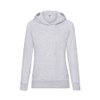 Толстовка женская "LIGHTWEIGHT", серый_M, 80% хлопок, 20% полиэстер, 240 г/м2
