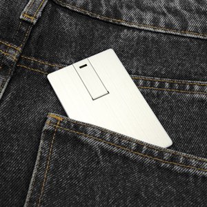 флешка platinum card, 32 гб, серебристая