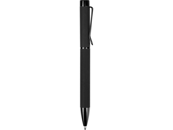 Металлическая шариковая ручка «Black Lama» soft-touch - Металлическая шариковая ручка «Black Lama» soft-touch