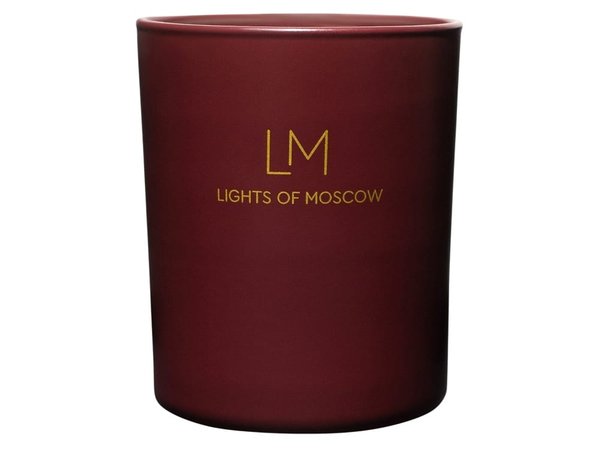 Ароматическая свеча в бордовом стакане Sunset, коллекция Exclusive, 250 мл - Ароматическая свеча в бордовом стакане Sunset, коллекция Exclusive, 250 мл