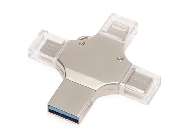 USB-флешка 3.0 на 32 Гб 4-в-1 «Ultra» в подарочной коробке - USB-флешка 3.0 на 32 Гб 4-в-1 «Ultra» в подарочной коробке