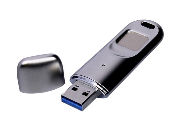 USB 3.0-флешка на 64 Гб со сканером отпечатков пальцев в подарочной упаковке - USB 3.0-флешка на 64 Гб со сканером отпечатков пальцев в подарочной упаковке