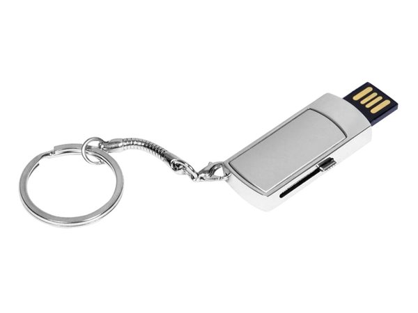 USB 2.0- флешка на 16 Гб с выдвижным механизмом и мини чипом - USB 2.0- флешка на 16 Гб с выдвижным механизмом и мини чипом