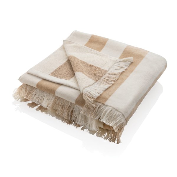 Пляжное полотенце Ukiyo Yukari XL из переработанного хлопка AWARE™, 100x180 см - Пляжное полотенце Ukiyo Yukari XL из переработанного хлопка AWARE™, 100x180 см