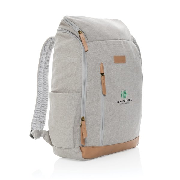 Рюкзак для ноутбука Impact из переработанного канваса AWARE™, 15" - Рюкзак для ноутбука Impact из переработанного канваса AWARE™, 15"