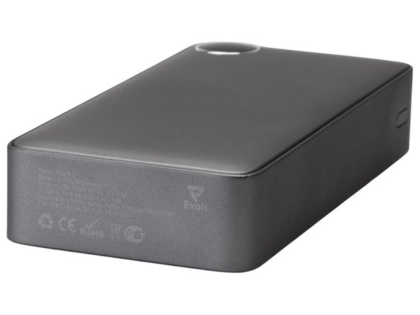 Внешний аккумулятор «Mild Pro» c быстрой зарядкой QC/PD, металлик soft-touch, 20 000 mAh - Внешний аккумулятор «Mild Pro» c быстрой зарядкой QC/PD, металлик soft-touch, 20 000 mAh