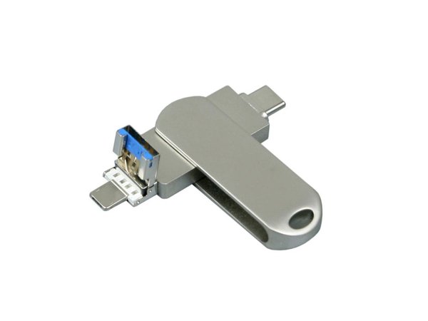 USB 3.0-флешка на 128 Гб для айфона 3 в 1 - USB 3.0-флешка на 128 Гб для айфона 3 в 1